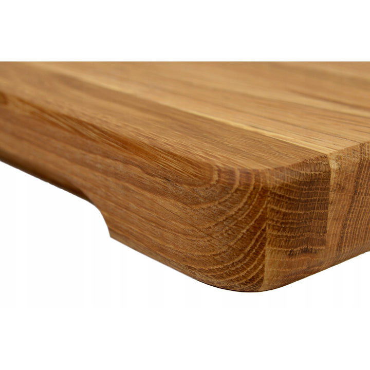 Planche de cuisine en bois de chêne 30x45cm épaisseur 4cm