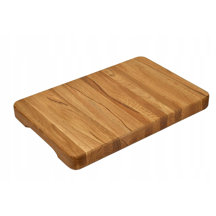 Planche de cuisine en bois de chêne 30x45cm épaisseur 4cm