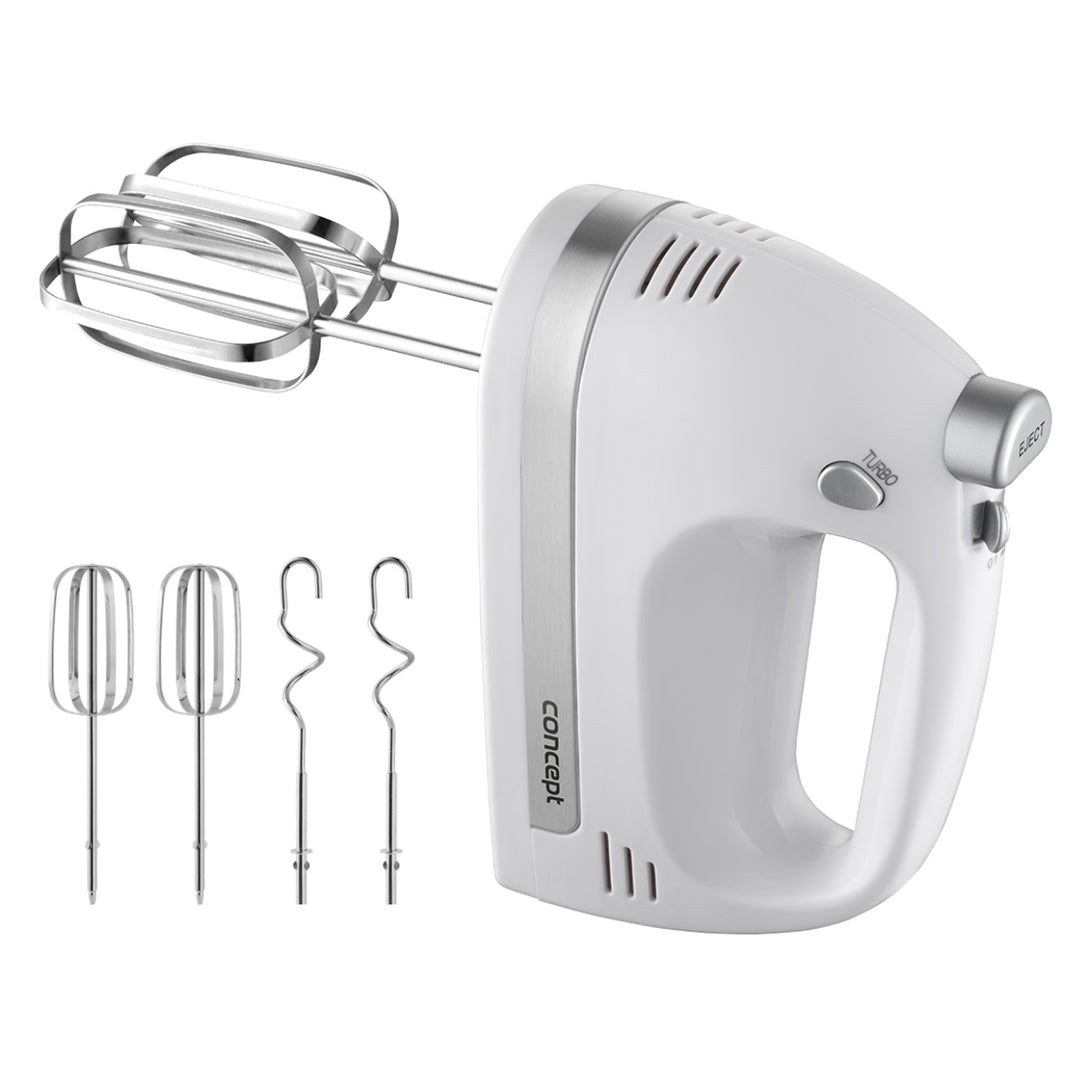 Concept Handmixer, 5 Snelheden, Turbofunctie, 500 W, Wit, SR3390