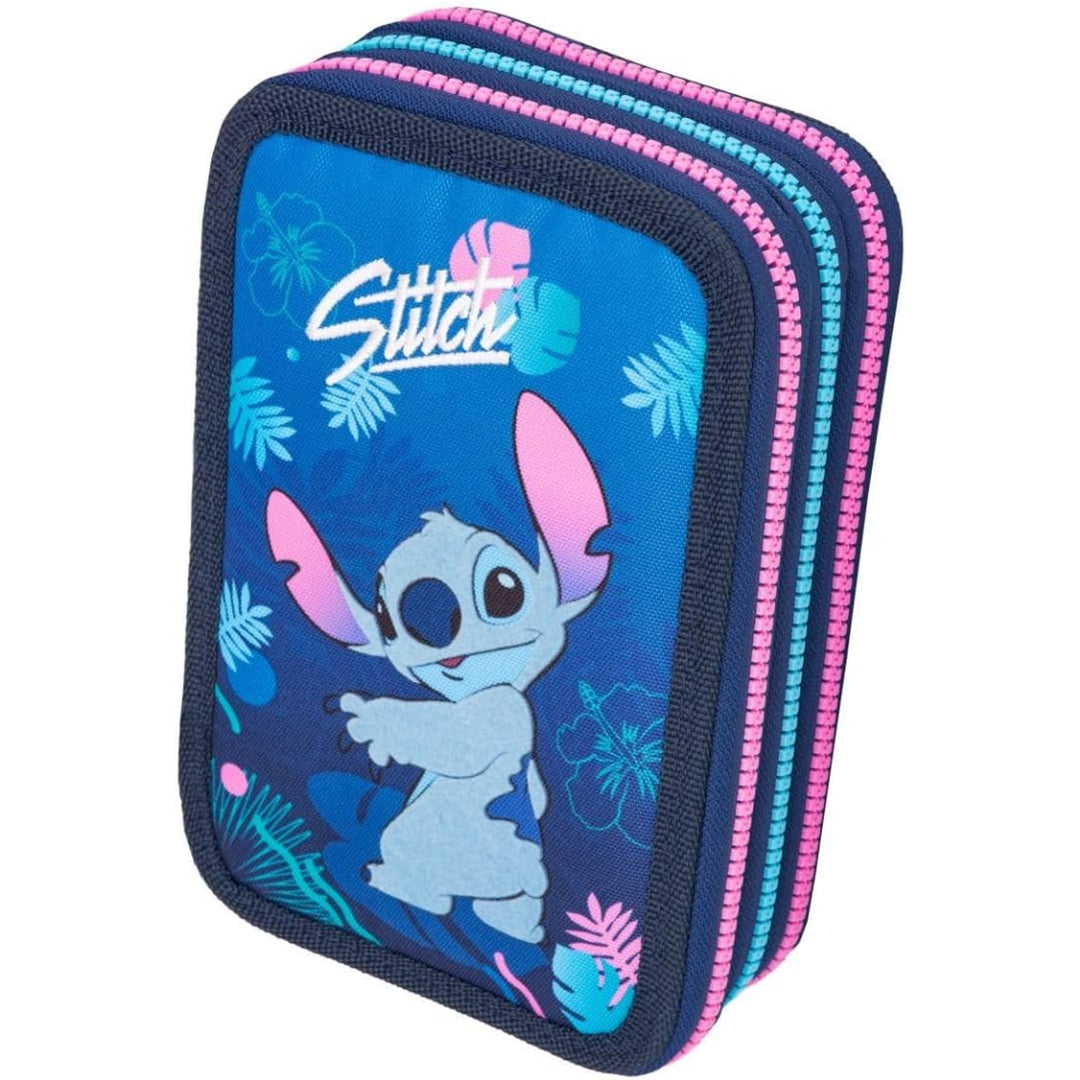 CoolPack drie-compartimenten etui met accessoires JUMPER 3 STITCH