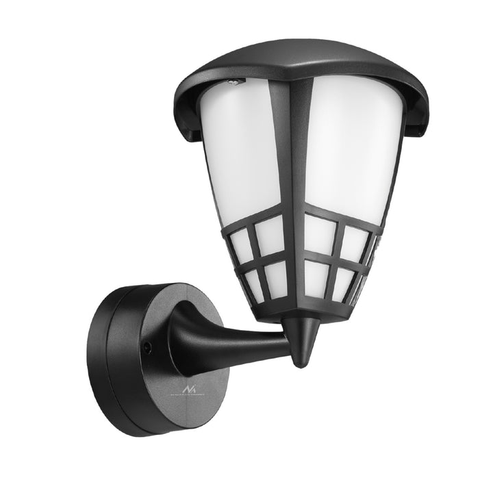 Applique 1xE27 Maclean, charge max. 60W, IP65, noir, MCE519 B + ampoule LED à filament E27, 6W 230V Maclean Energy MCE267 WW blanc chaud 3000K 720lm rétro edison décoratif