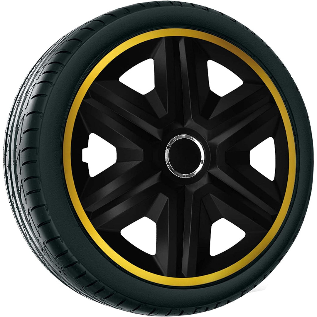 16'' NRM Fast Lux enjoliveur universel noir/doré 1 pc