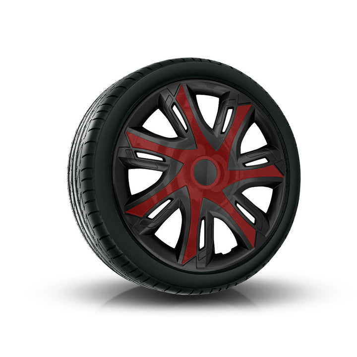 NRM N-Power 15'' bicolore noir/marron enjoliveurs 4 pieces