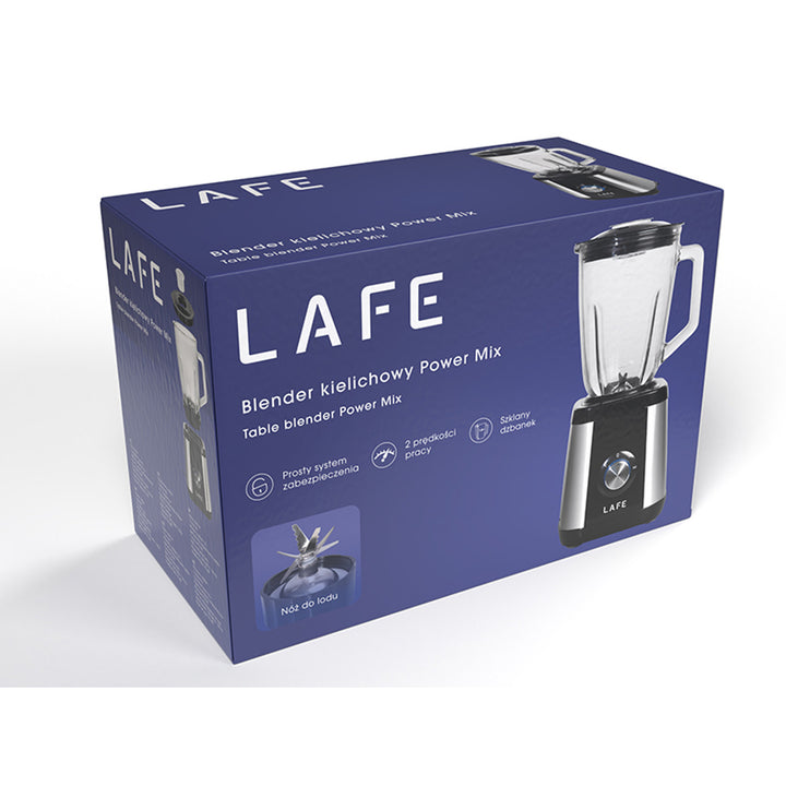 Lafe cup blender, verre, 2 vitesses, 600 W, Power Mix