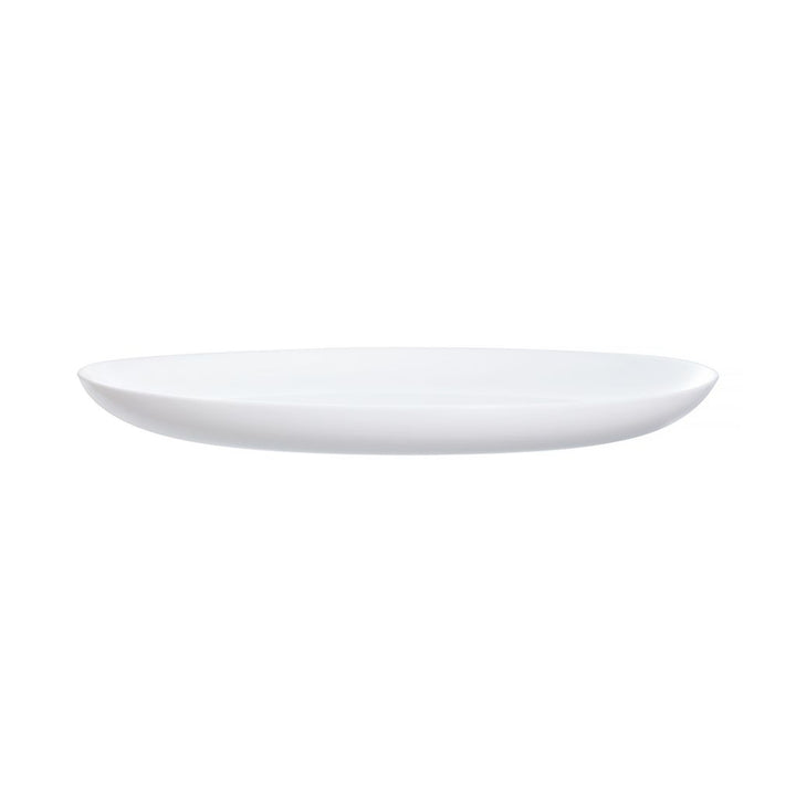 Luminarc assiette à dessert, ronde, verre trempé, 19 cm, blanc, Diwali White