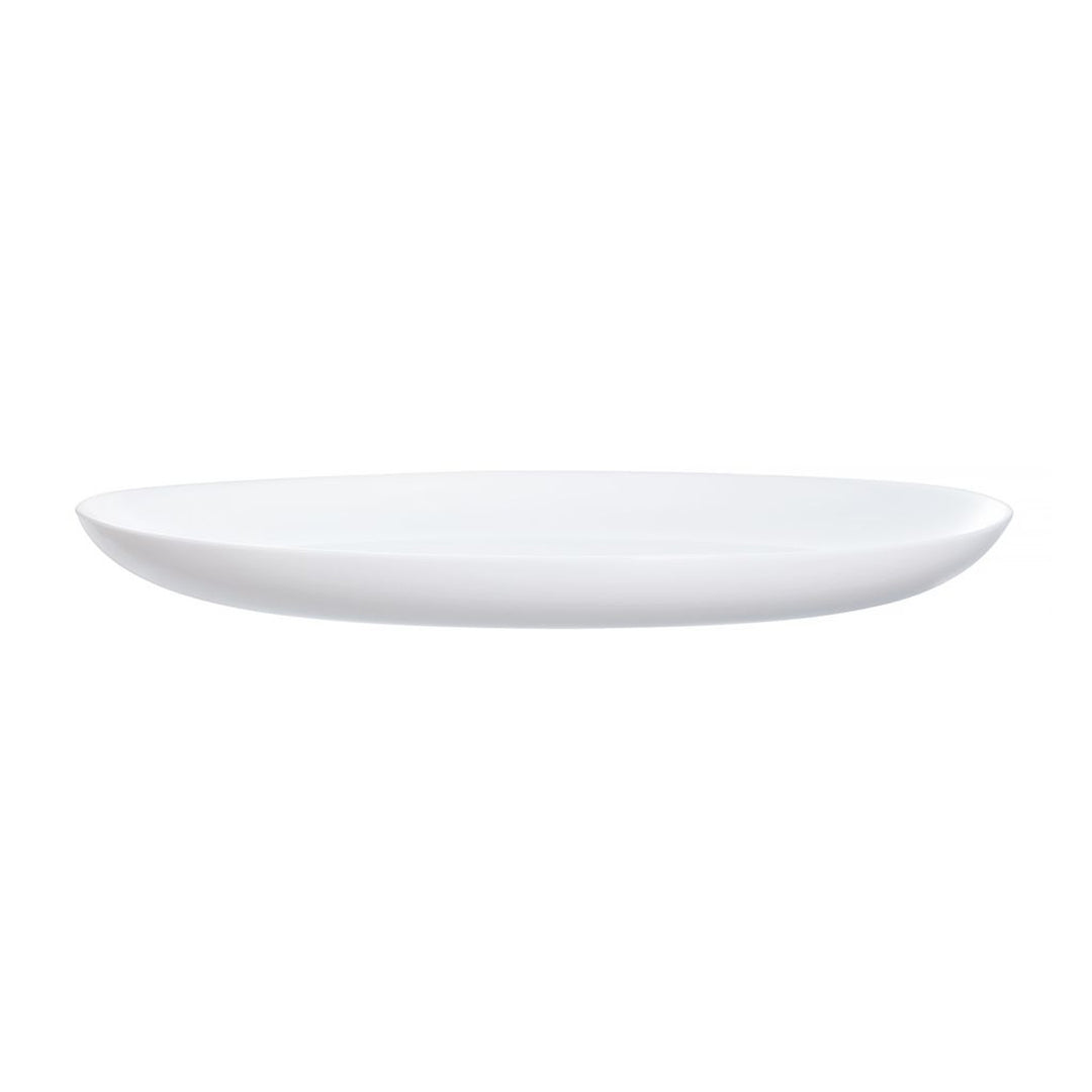 Luminarc plat bord, wit, rond, 25 cm, Diwali Wit