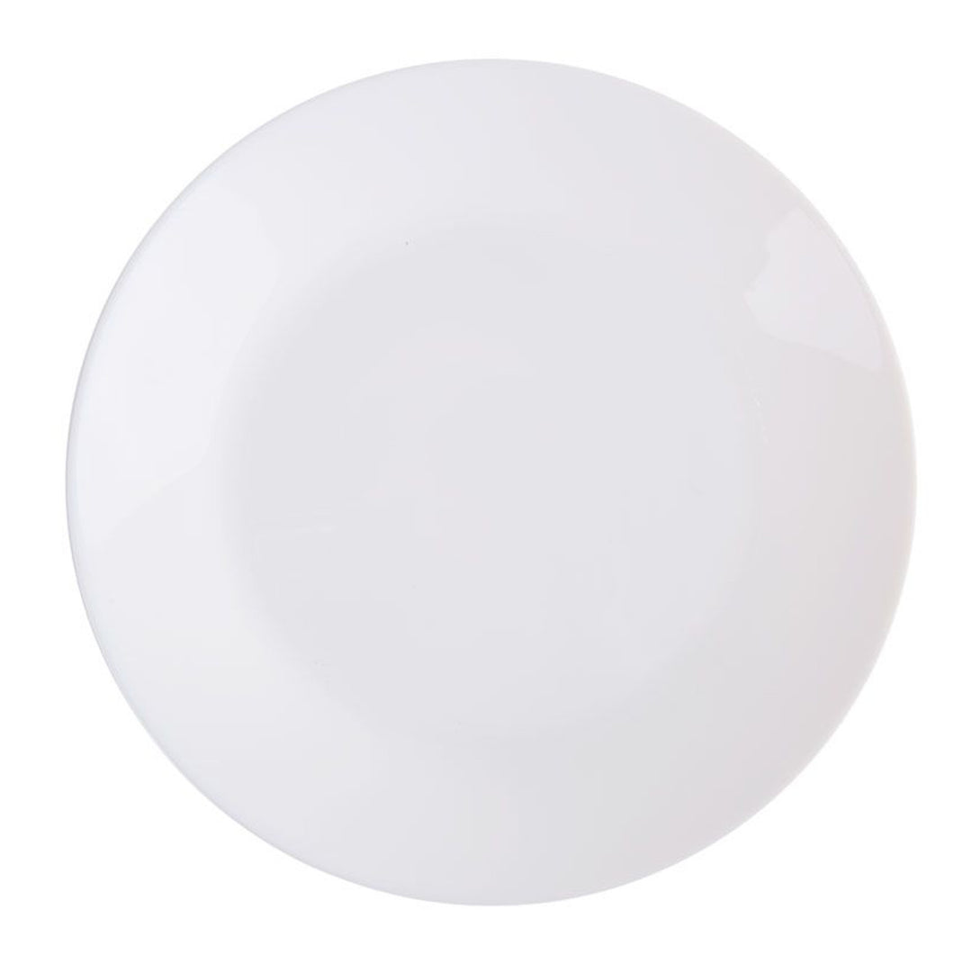 Assiette plate Luminarc, ronde, 25 cm, blanche, Arcopal Zelie