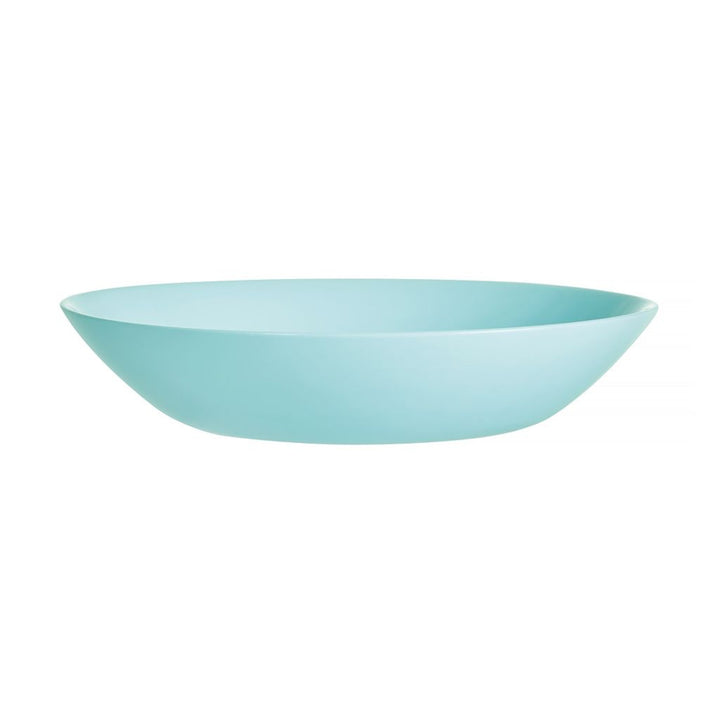 Assiette creuse Luminarc, 20 cm, verre, turquoise, Diwali Light Turquoise