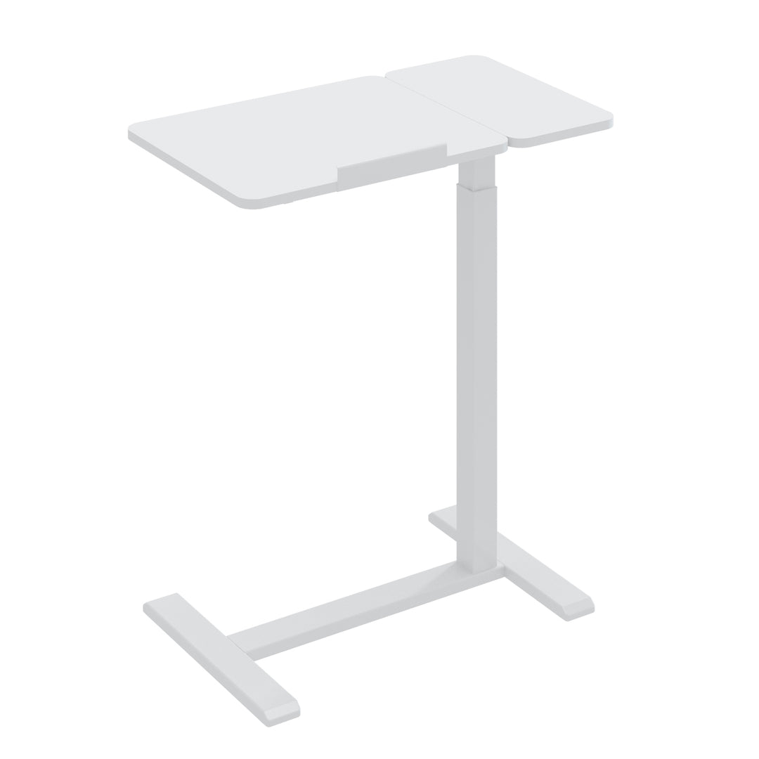 Support mobile Maclean pour bureau/ordinateur portable, blanc, hauteur réglable 76-109cm, max. 30kg , MC-120 W