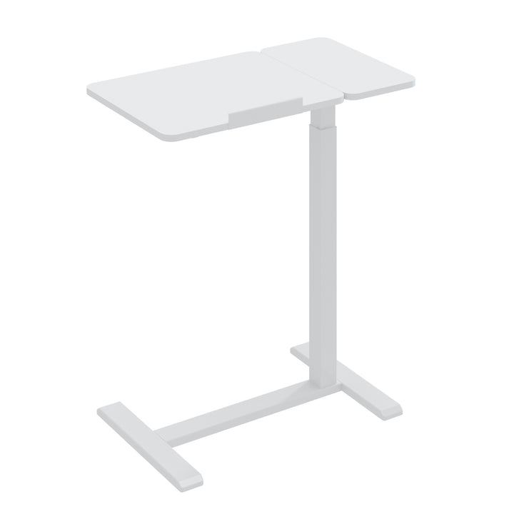 Support mobile Maclean pour bureau/ordinateur portable, blanc, hauteur réglable 76-109cm, max. 30kg , MC-120 W