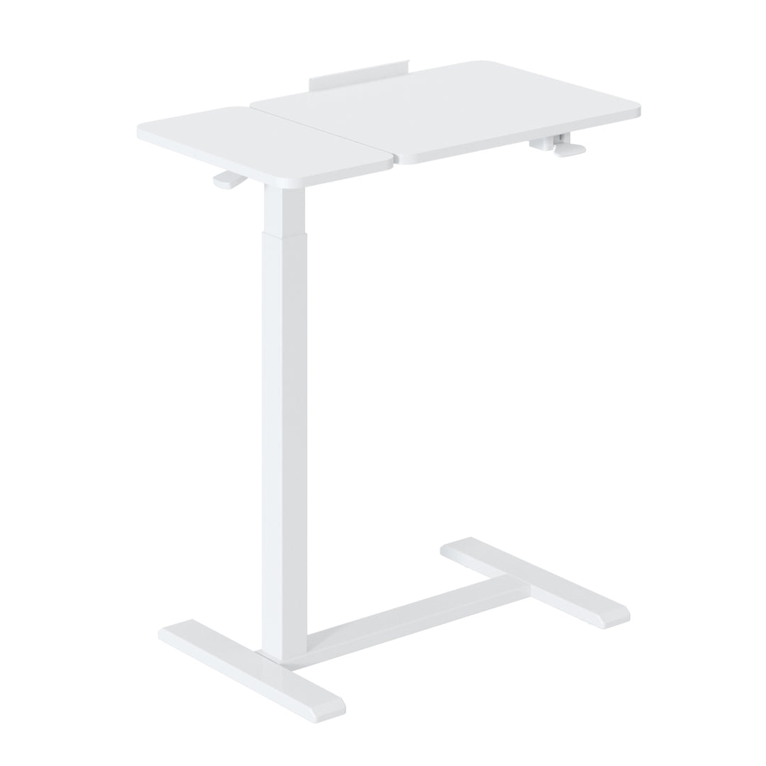 Support mobile Maclean pour bureau/ordinateur portable, blanc, hauteur réglable 76-109cm, max. 30kg , MC-120 W