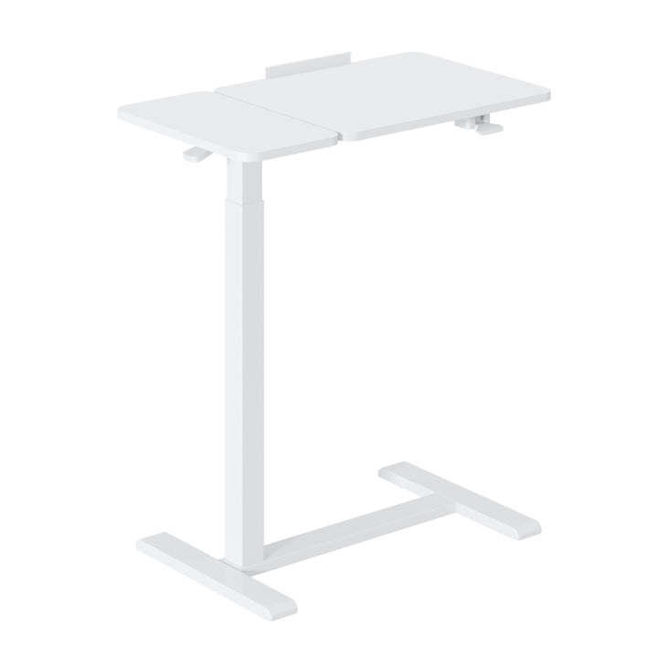 Support mobile Maclean pour bureau/ordinateur portable, blanc, hauteur réglable 76-109cm, max. 30kg , MC-120 W