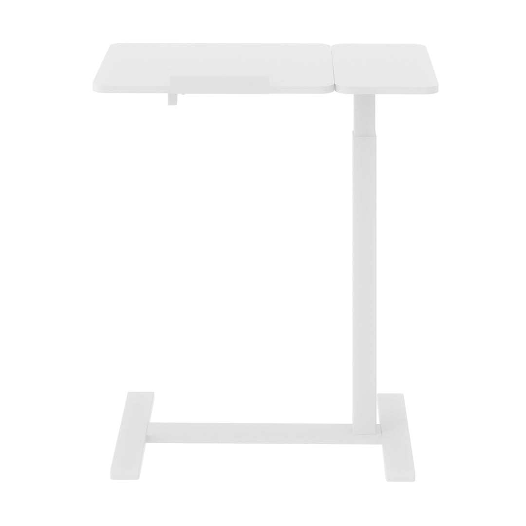 Support mobile Maclean pour bureau/ordinateur portable, blanc, hauteur réglable 76-109cm, max. 30kg , MC-120 W