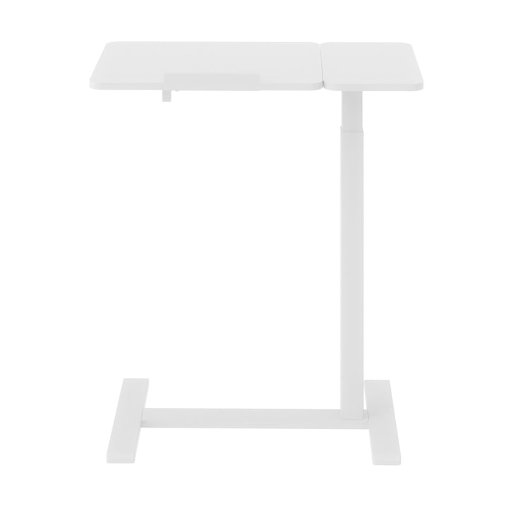 Support mobile Maclean pour bureau/ordinateur portable, blanc, hauteur réglable 76-109cm, max. 30kg , MC-120 W