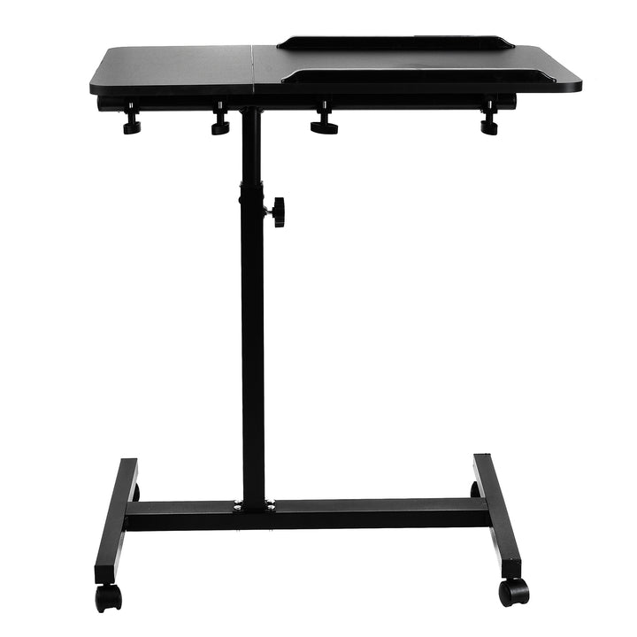 Support mobile pour bureau/ordinateur portable Maclean, noir, réglable en hauteur 59-89cm, max. 30kg , MC-121 B