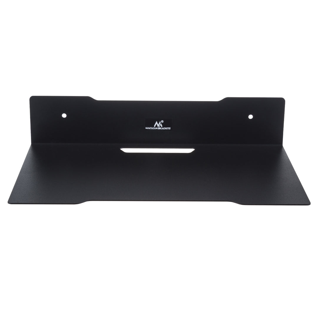 Tablette murale pour décodeur Maclean, simple, max. 5kg, acier, MC-122