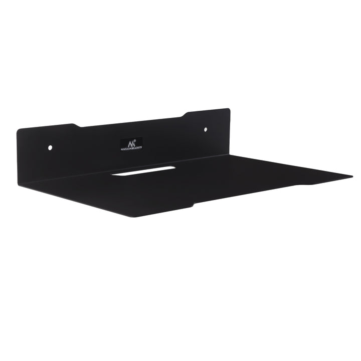 Tablette murale pour décodeur Maclean, simple, max. 5kg, acier, MC-122