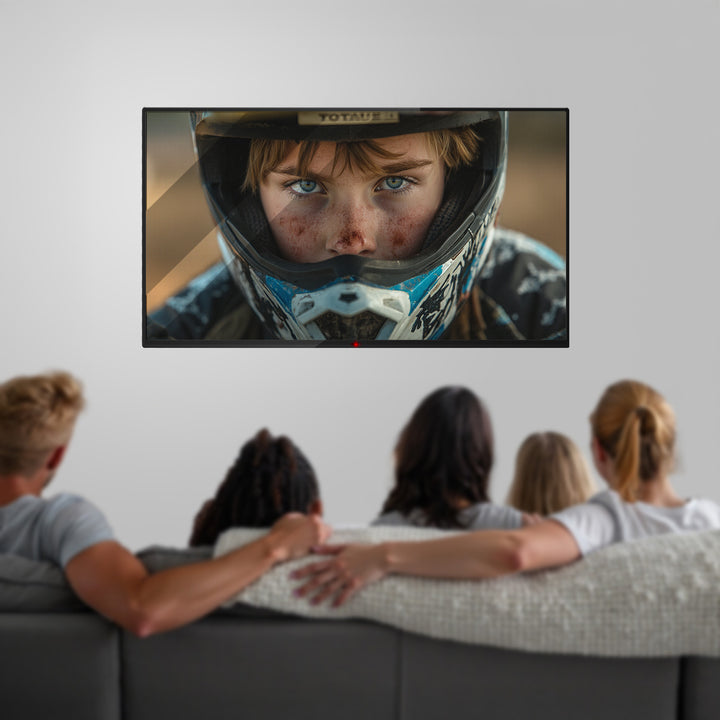 Support mural ultra plat Maclean pour TV, 40-85", max VESA 600x400, charge jusqu'à 80kg, MC-123