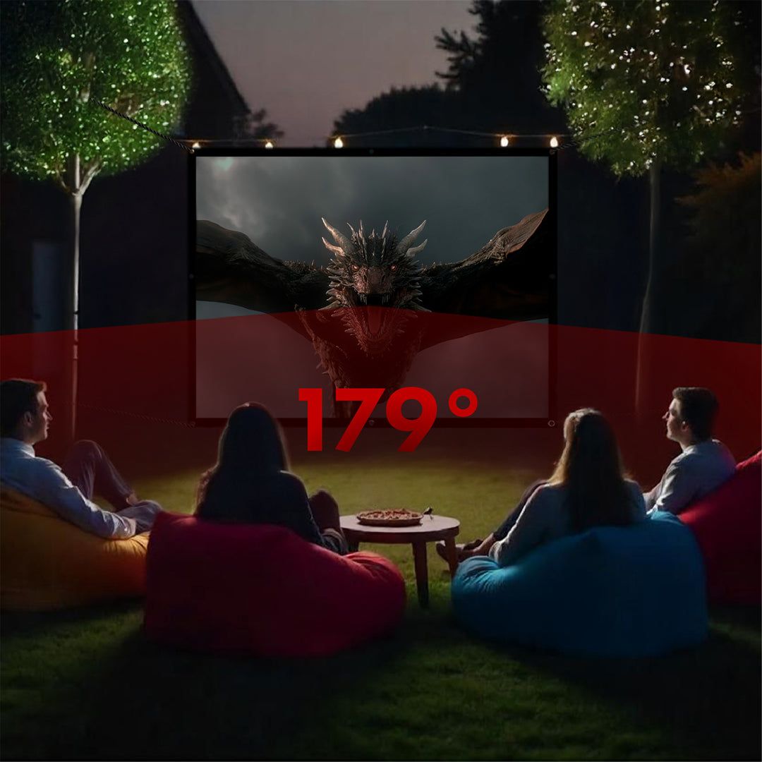Ecran de projection Maclean, 84", 175x131cm, cadre 25mm 4:3, crochets de tension, MC-166