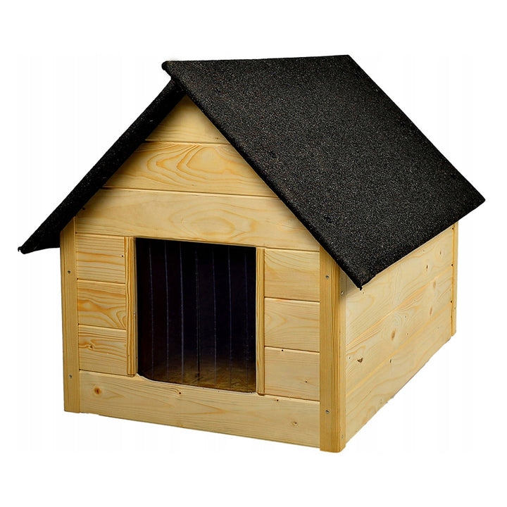 Niche pour chien Woodok, isolée, en bois, grand XL, à monter soi-même et à peindre