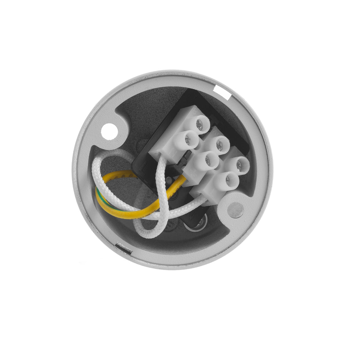 Maclean opbouw-/buisarmatuur, spot, rond, aluminium, GU10, 55x130mm, wit, MCE360W 3 stuks + LED GU10 7W Maclean Energy MCE437 NW neutraal wit 4000K, 220-240V~, 50/60Hz 3 stuks