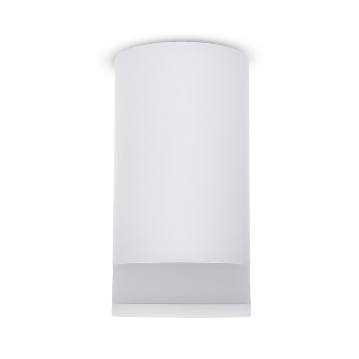 Maclean luminaire en saillie/tube, spot, rond, aluminium, GU10, 55x130mm, blanc, MCE361 W+LED ampoule GU10 7W Maclean Energy MCE437 WW blanc chaud 3000K, 220-240V~, 50/60Hz, 490 lumens