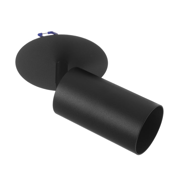 Maclean encastré/tube, spot, rond, aluminium, GU10, 55x130mm, couleur noir, MCE364 B 3pcs+ Ampoule LED GU10 7W Maclean Energy MCE437 NW blanc neutre 4000K, 220-240V~, 50/60Hz, 3pcs