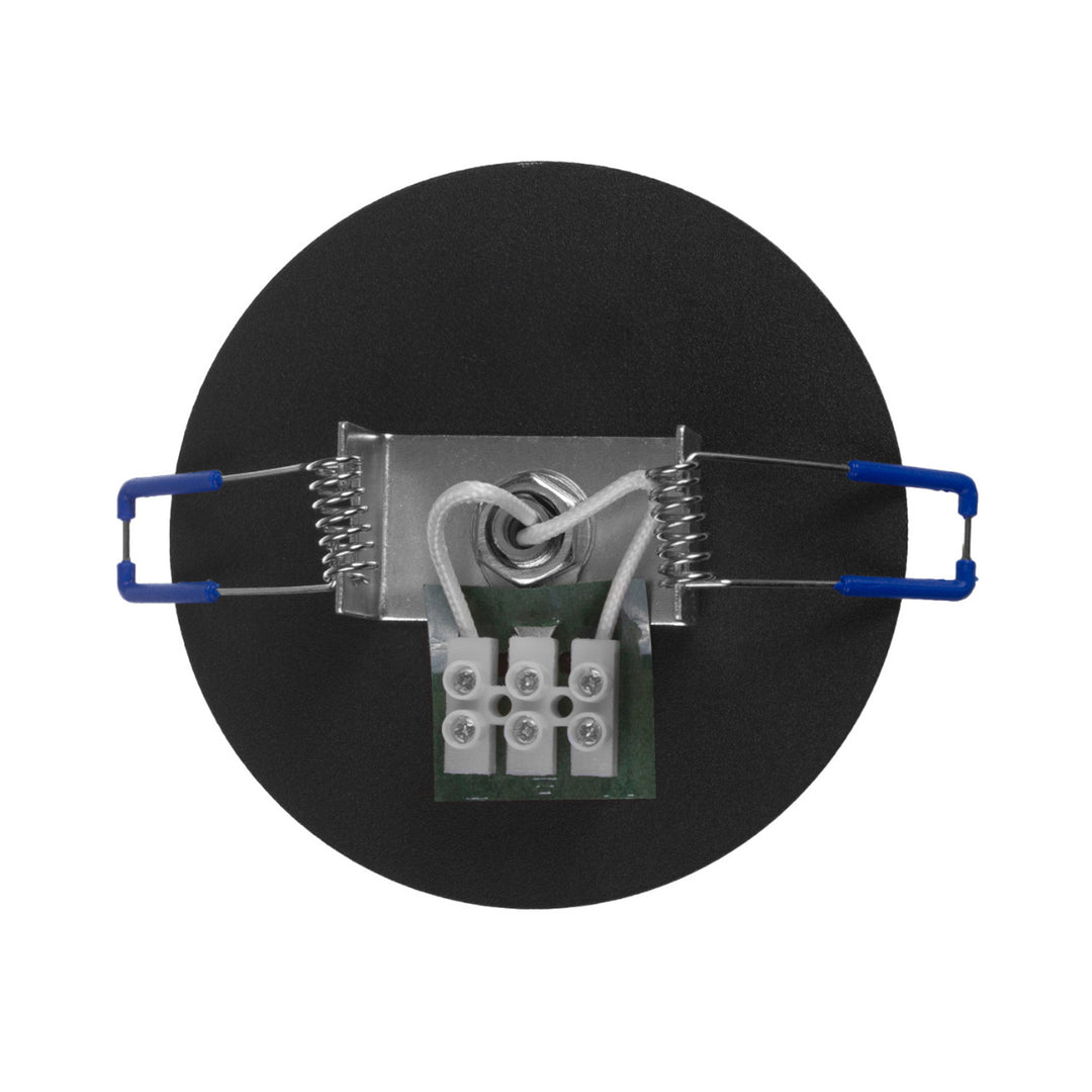 Maclean encastré/tube, spot, rond, aluminium, GU10, 55x130mm, couleur noir, MCE364 B 3pcs+ Ampoule LED GU10 7W Maclean Energy MCE437 NW blanc neutre 4000K, 220-240V~, 50/60Hz, 3pcs