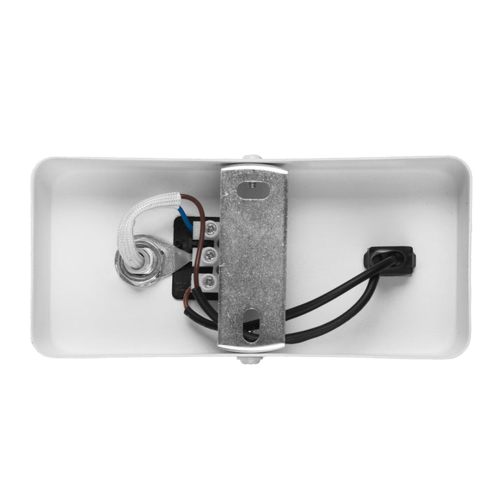 Lampe murale/applique Maclean, spot, rond, GU10, avec interrupteur 55x90mm, blanc, MCE369 W+Lampe LED GU10 7W Maclean Energy MCE437 WW blanc chaud 3000K, 220-240V~, 50/60Hz, 490lm