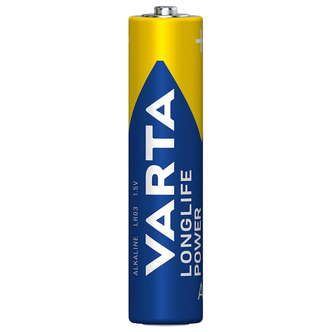 VARTA Longlife Power, 6 piles alcalines AAA, LR03, 1,5V