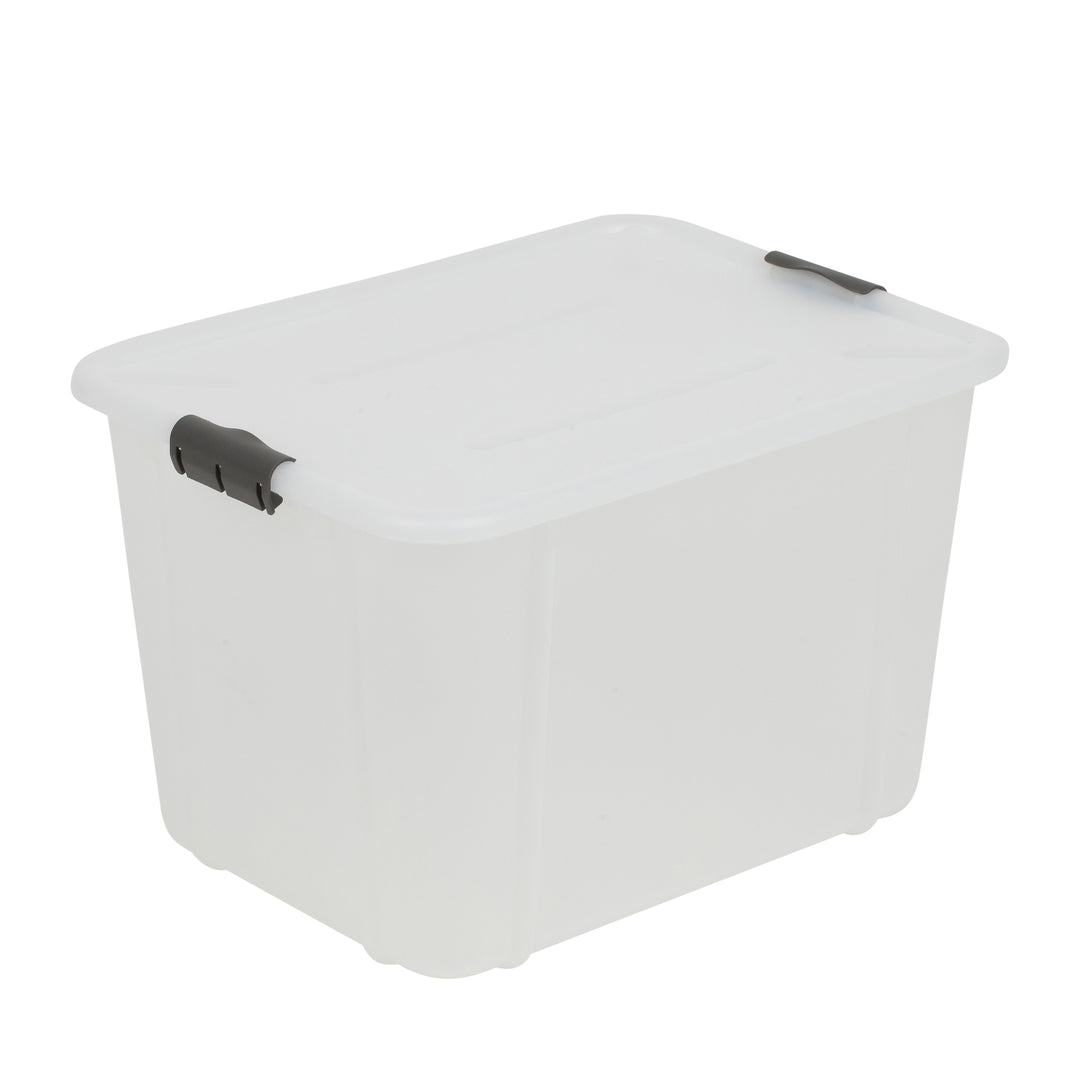 BranQ Velur 30L conteneur de stockage avec couvercle transparent