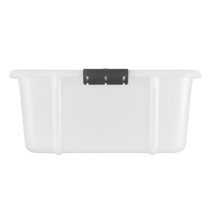 BranQ Velur 29L conteneur de stockage avec couvercle et roues