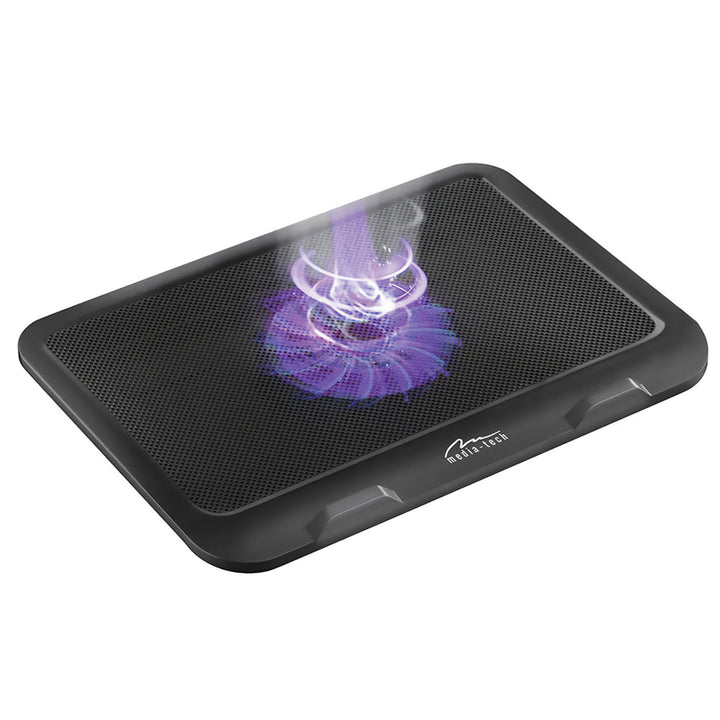 Coussin de refroidissement silencieux - Coussin de refroidissement pour ordinateurs portables de 15,6" et moins, silencieux, puissant, ventilateurs de 13,5 cm, port de passage USB