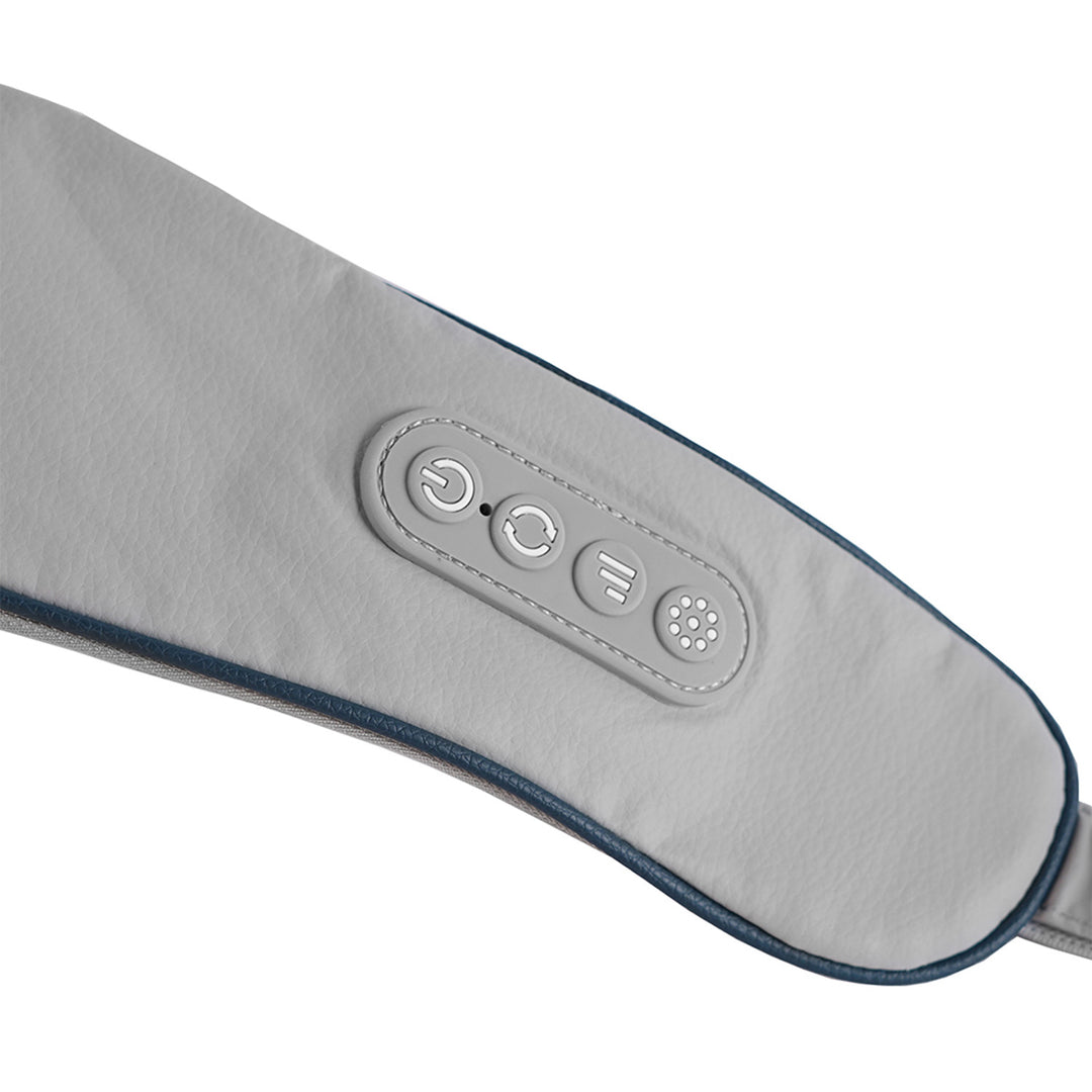 Masseur d'épaules et de cou. Shiatsu, 5D imitation mains, 6 têtes de massage, 3 modes, 3 vitesses, sans fil, port de charge USB-C MASSAGE NECK & ; SHOULDERS