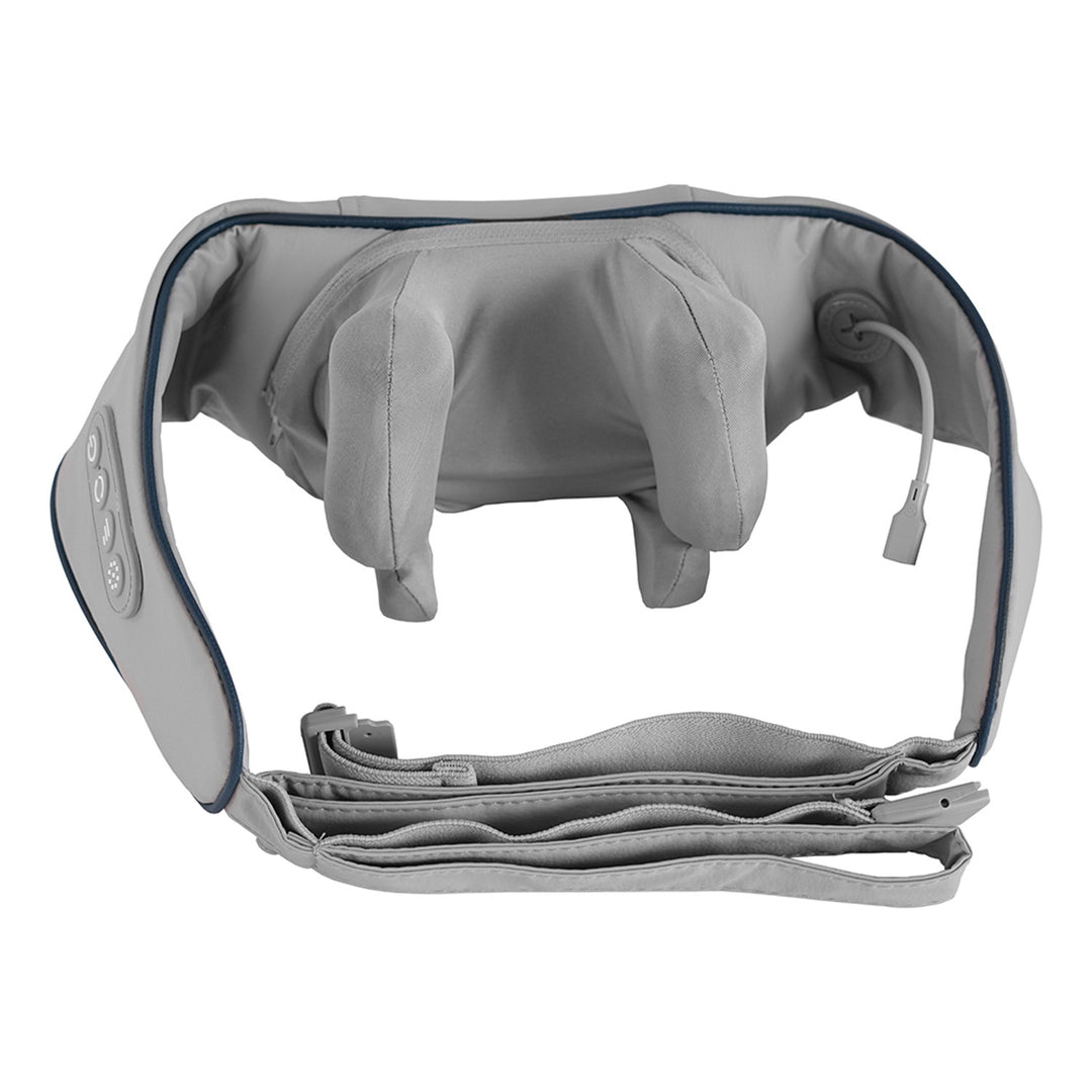 Masseur d'épaules et de cou. Shiatsu, 5D imitation mains, 6 têtes de massage, 3 modes, 3 vitesses, sans fil, port de charge USB-C MASSAGE NECK & ; SHOULDERS
