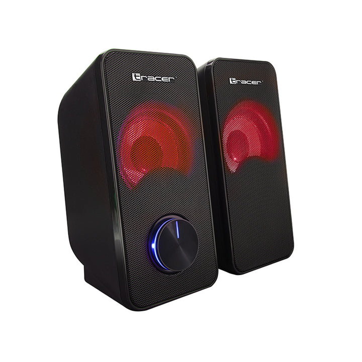Haut-parleurs Tracer, rétroéclairage RGB, 6 W RMS, alimentation USB, Loop