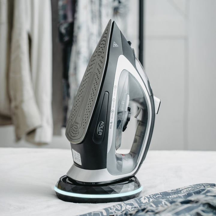 Fer à vapeur sans fil Adler, semelle en céramique, 2800W, AD 5043