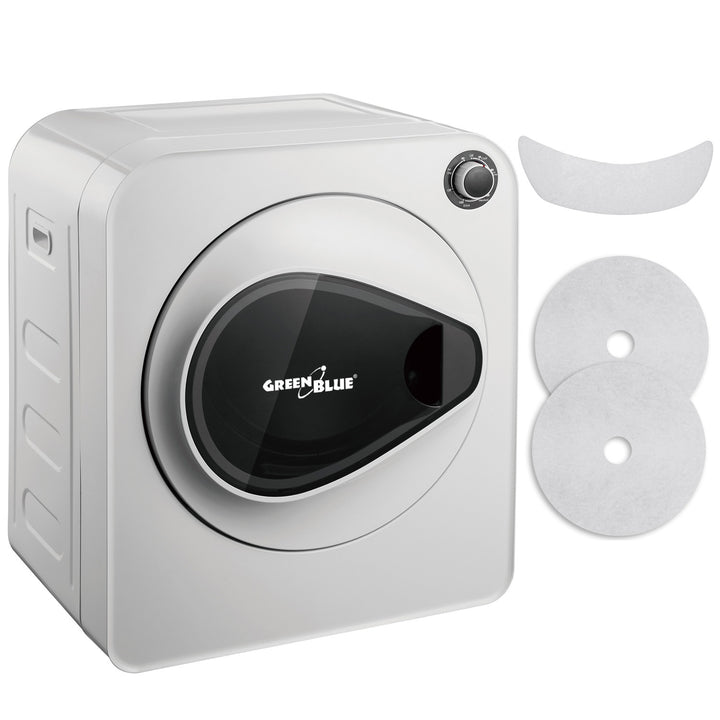 Sèche-linge électrique GreenBlue, charge 3kg, GB405 + Kit filtre sèche-linge GreenBlue GB483 , 1x entrée, 2x sortie, (convient à GB405, GB410, GB415)