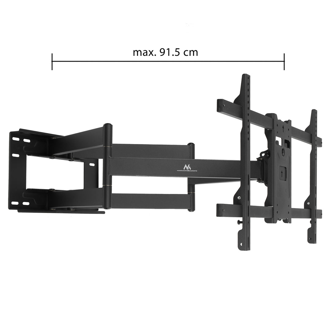 Support TV Maclean, max VESA 800x400, 37-85", 55kg, bras long 915mm, MC-986 +Câble Maclean HDMI 2.1a, 3m, 8K HDR, MCTV-442