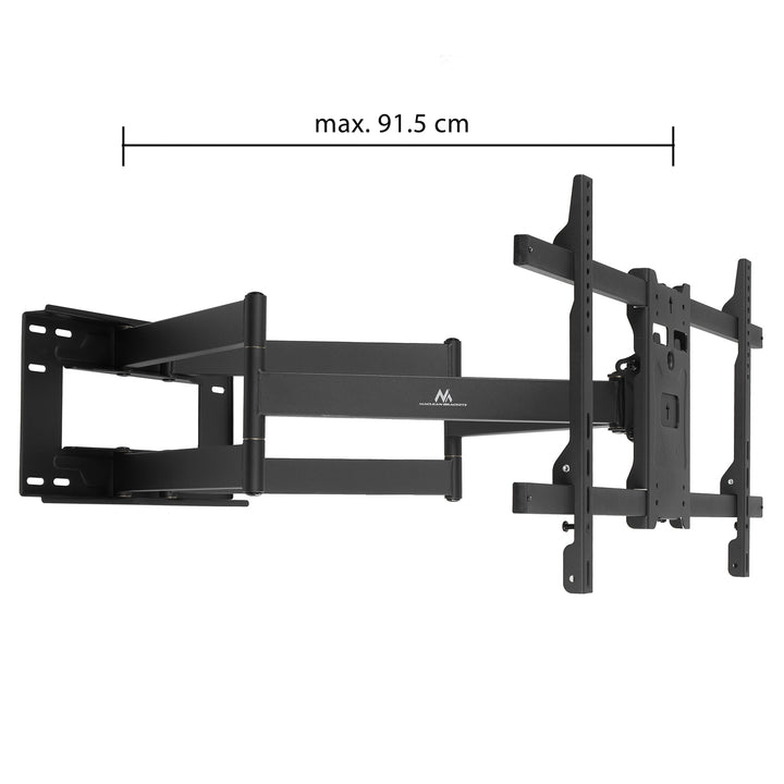 Support TV Maclean, max VESA 800x400, 37-85", 55kg, bras long 915mm, MC-986 +Câble Maclean HDMI 2.1a, 3m, 8K HDR, MCTV-442