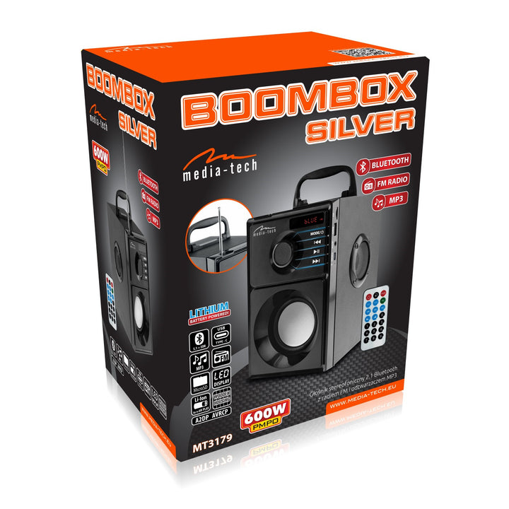 Enceinte sans fil Media-Tech, Bluetooth 5.1, radio FM, AUX, RMS 15W, MT3179