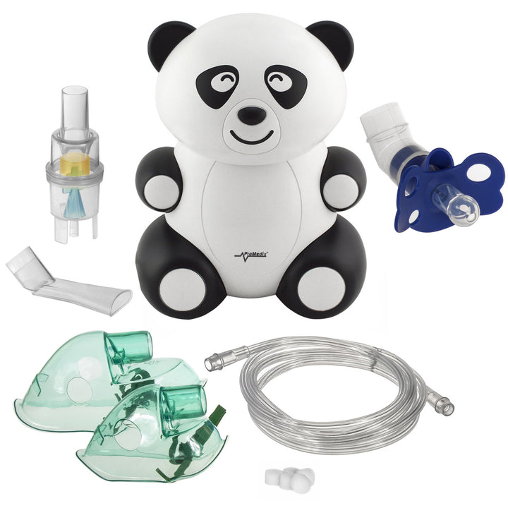 Promedix PR-812 panda inhalateur pour enfants, nébuliseur, masque, filtre + mannequin Promedix PR-815