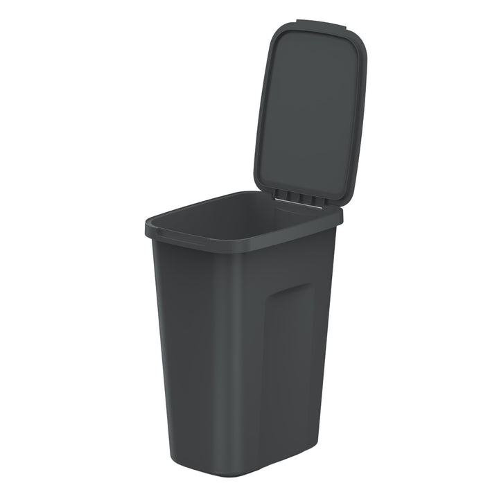 Corbeille à papier Keden, capacité 35 litres, noir, COMPACTA Q PLUS