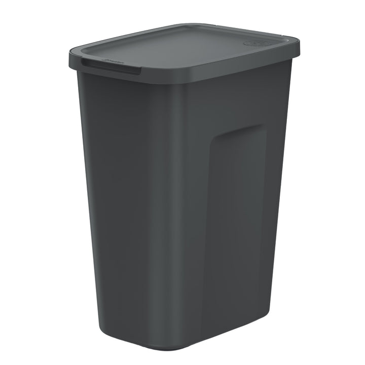 Corbeille à papier Keden, capacité 35 litres, noir, COMPACTA Q PLUS