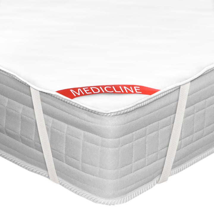 AIO FACTORY Ecco 140x200cm surmatelas/couverture imperméable, lisse avec élastique AIO FACTORY Ecco 140x200cm blanc
