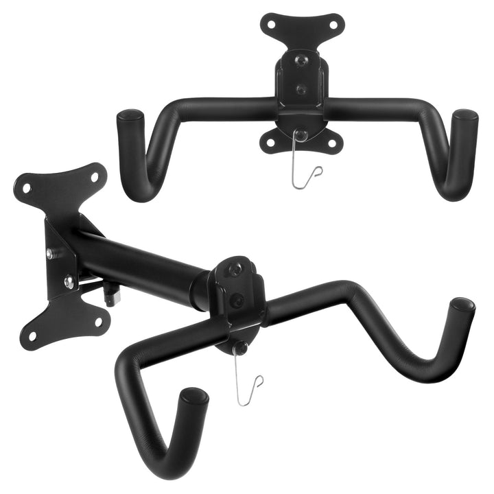 Support mural pour vélo Maclean, horizontal, acier, charge max. 30kg, MC-484, 2 pièces