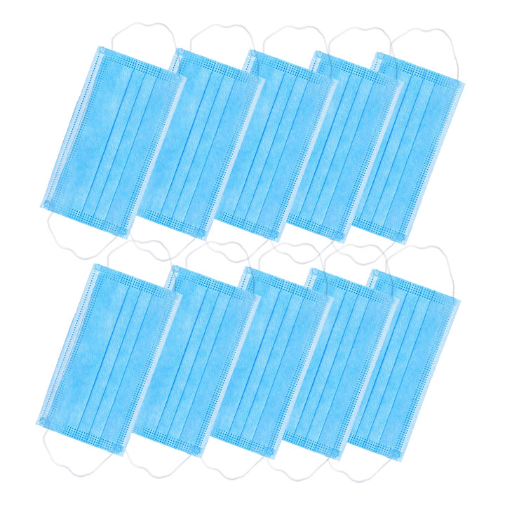 Promedix PR-870 1.5" HD LED oxymètre de pouls médical + 2x Masques médicaux CE EN 14683:2019 - set - couleur bleu 10 pièces Promedix PR-280 BFE>98%
