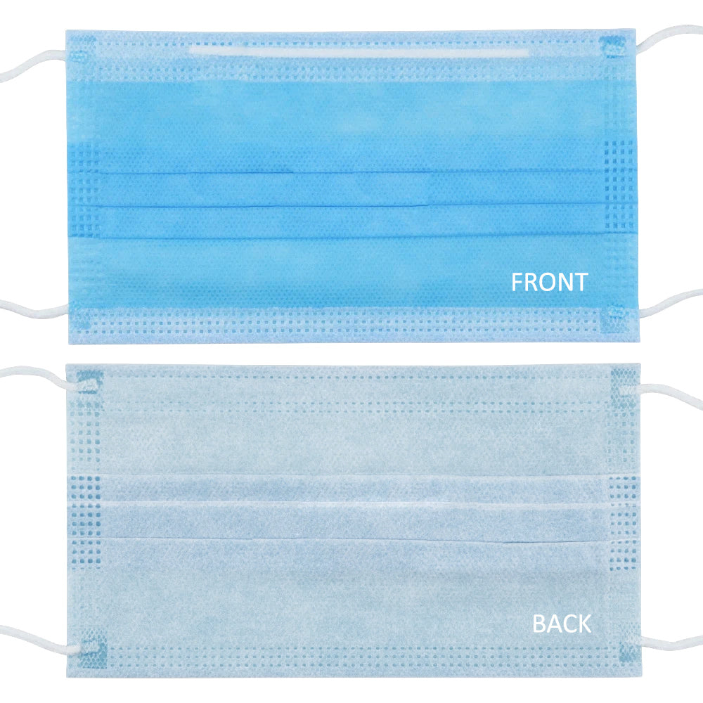 Promedix PR-870 1.5" HD LED oxymètre de pouls médical + 2x Masques médicaux CE EN 14683:2019 - set - couleur bleu 10 pièces Promedix PR-280 BFE>98%