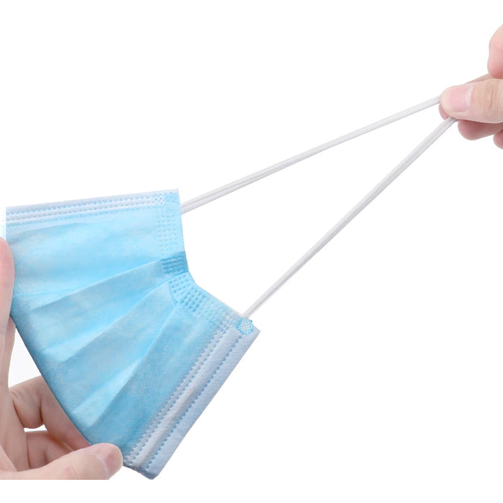 Promedix inhalateur nébuliseur portatif sans fil, kit, masques, PR-840 + 2x masques médicaux CE EN 14683:2019 - kit - couleur bleue 10 pièces Promedix PR-280 BFE>98%.