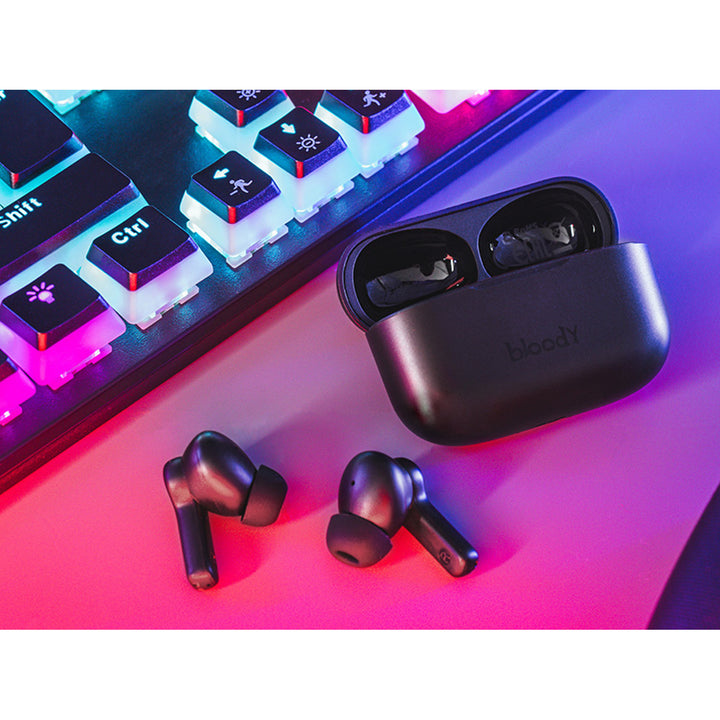 A4TECH Casque sans fil, Bluetooth 5.0, BLOODY TWS M30 Noir